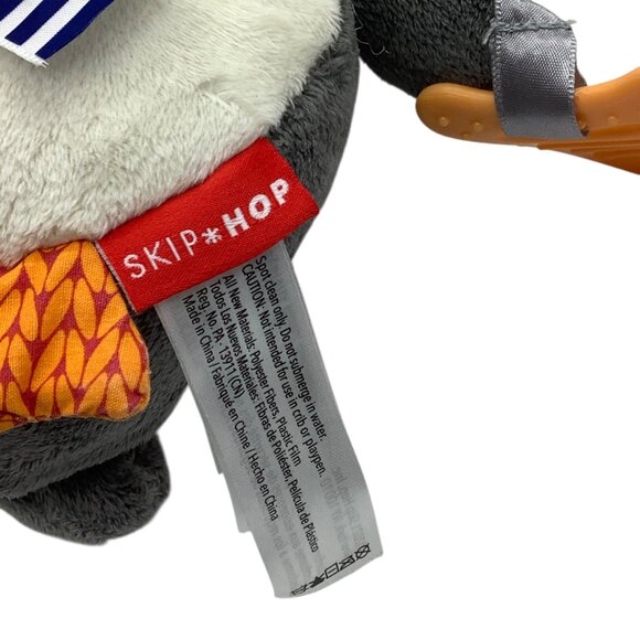 Skip Hop Bandana Buddies Penguin Activity Toy Infant Babies Teether 10" - Picture 3 of 6